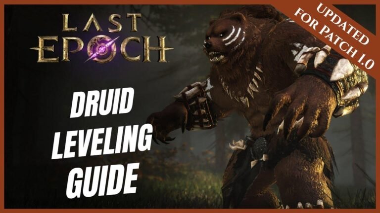 Fastest Leveling Guide 1-80 for New Players as Druid in Last Epoch