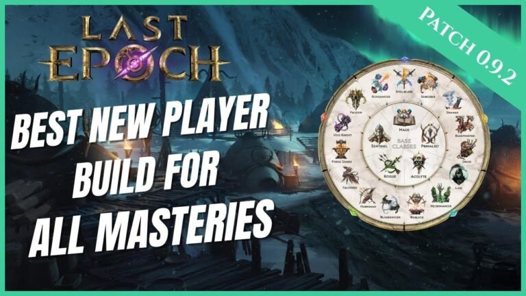 Discover the top new player builds for all 13 masteries in Last Epoch, along with a beginner’s guide for new players.