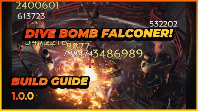 New Guide: Dive Bomb Falconer Build for Last Epoch 1.0! Boost your gaming with this helpful build guide for all players.