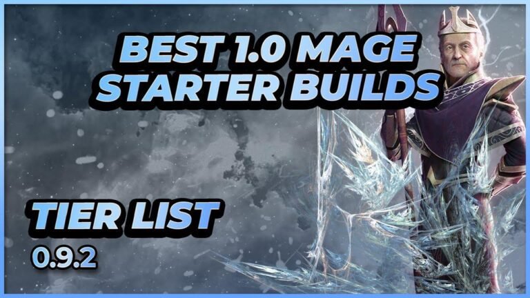 Top Magier Starter Builds für Last Epoch 1.0! Schaut euch die Tier-Liste für Version 0.9.2 an.