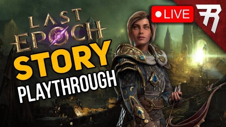 Le gameplay de la campagne de Last Epoch est retransmis en direct. Profitez-en pour parcourir le jeu ensemble en temps réel !