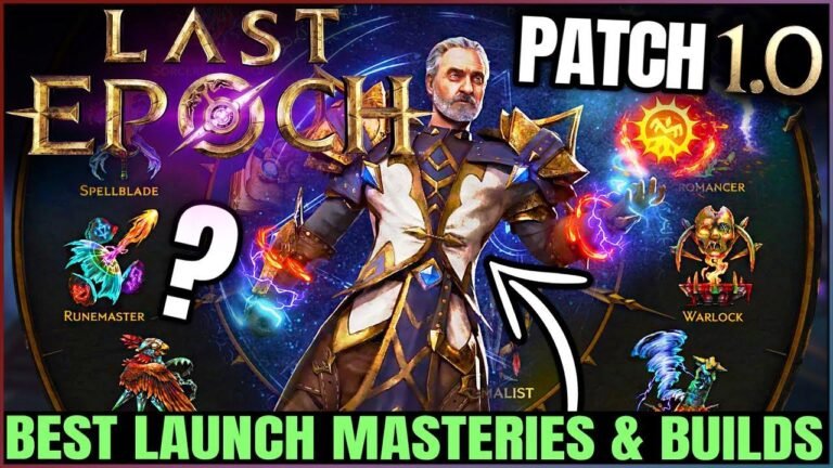 Ultimate Guide to Masteries and Starting Builds in Last Epoch 1.0 Update – Level up Quickly with the Best Class Mastery Choices!