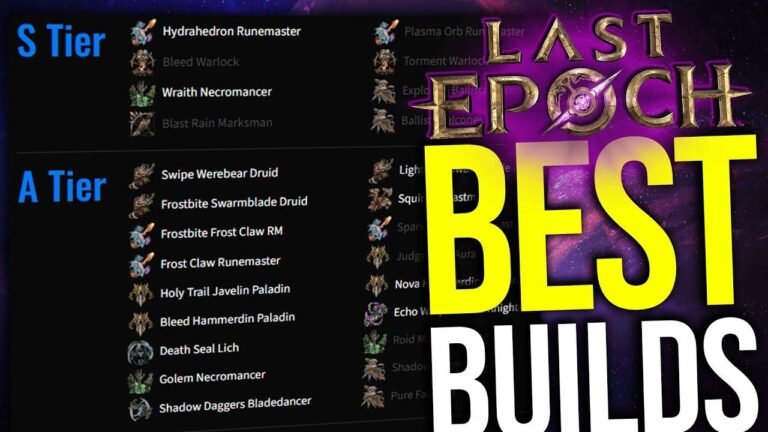 Best Last Epoch Builds at Launch: Tier List