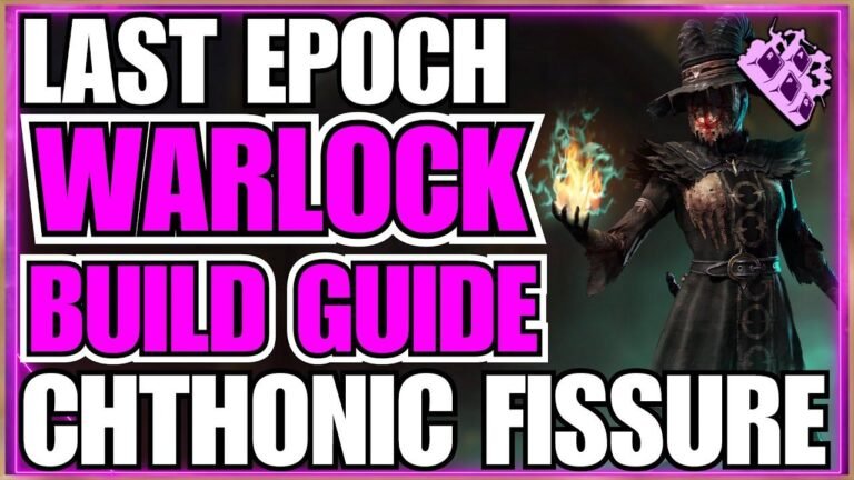 New guide for the Last Epoch WITCHFIRE Chthonic Fissure build! Easy 1-button setup for version 1.0. A user-friendly, SEO-friendly guide.