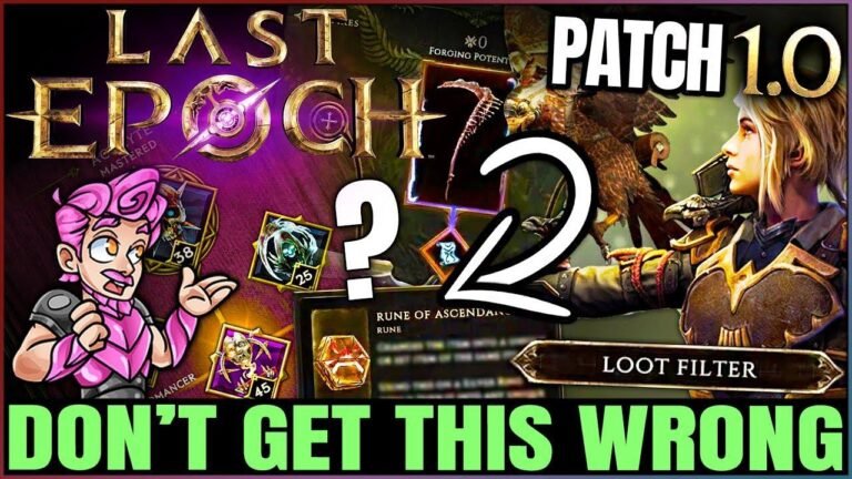 Avant de plonger dans le patch 1.0, voici 10 détails cruciaux sur Last Epoch que vous devez connaître ! Prenez de l'avance grâce à ces conseils et astuces OP !