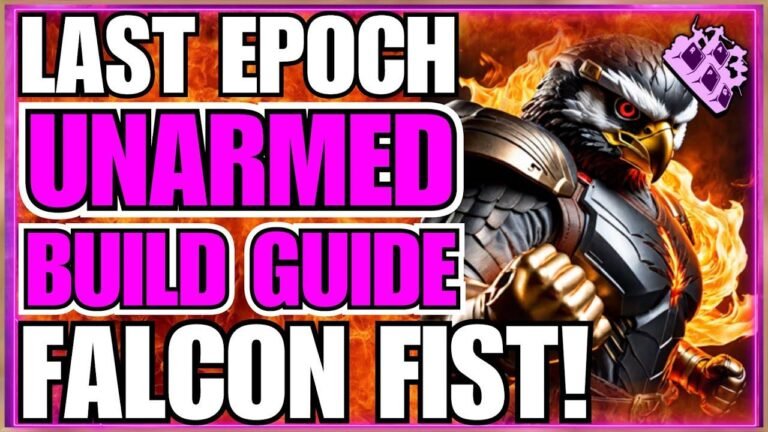 Découvrez ce guide pour construire rapidement un Falcon Fist Last Epoch Unarmed Falconer ! Rapide et puissant, il est parfait pour vos besoins de jeu.
