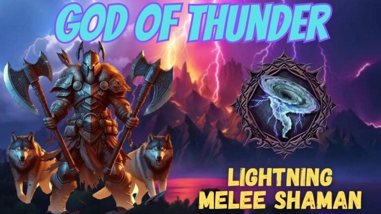 Check out our guide for building a True Melee Lightning Shaman in Last Epoch, the God of Thunder. Master this powerful build for maximum damage!