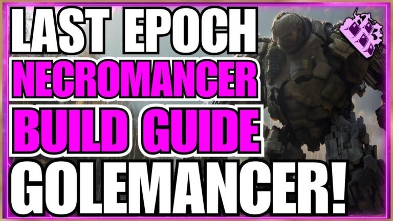 Improved Last Epoch GOLEMANCER Build Guide! Enhanced Minion Army with Aaron’s Will for a better gameplay experience.
