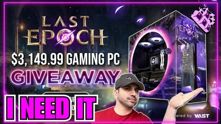 Last Epoch sells 1 million copies! Win a new PC giveaway! I want it!