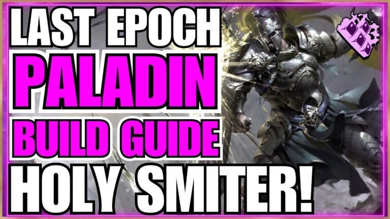 Découvrez notre nouveau guide de construction du paladin Holy Smiter pour Last Epoch ! Embrassez les mains de guérison et expérimentez la puissance de la foudre tout au long du jeu !