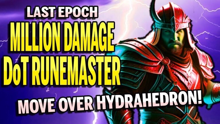 Insanely Powerful Last Epoch Runemaster Build Inflicts 1 Million Damage