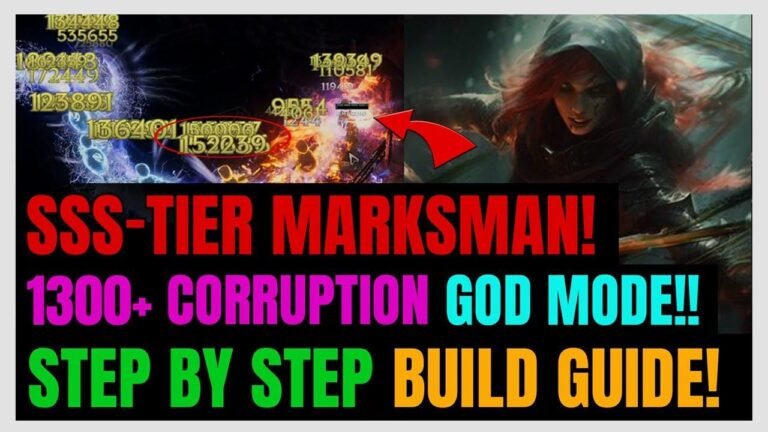 New and Updated Lightning ZEUS Build for Marksman Class in Last Epoch – 1300+ Corruption Step By Step Guide! A top-tier build for all Last Epoch players!