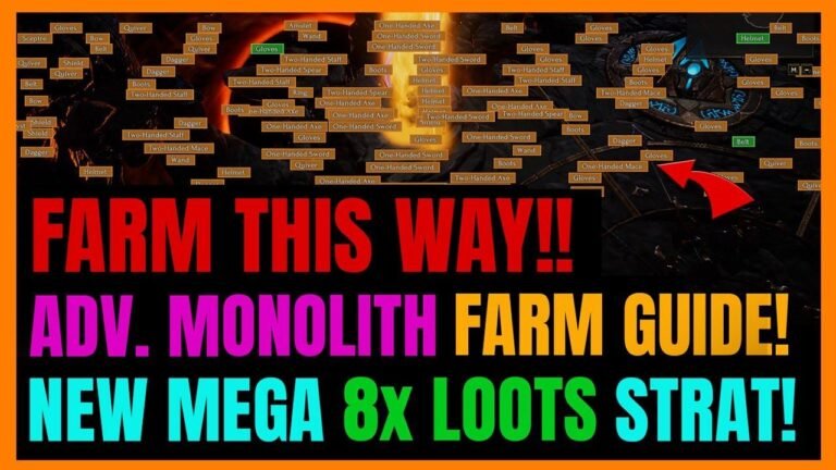 Letzte Epoche 1.0: Ultimativer Monolith und COF-Farming-Guide! Wahnsinnige Endgame Loots erwarten dich!