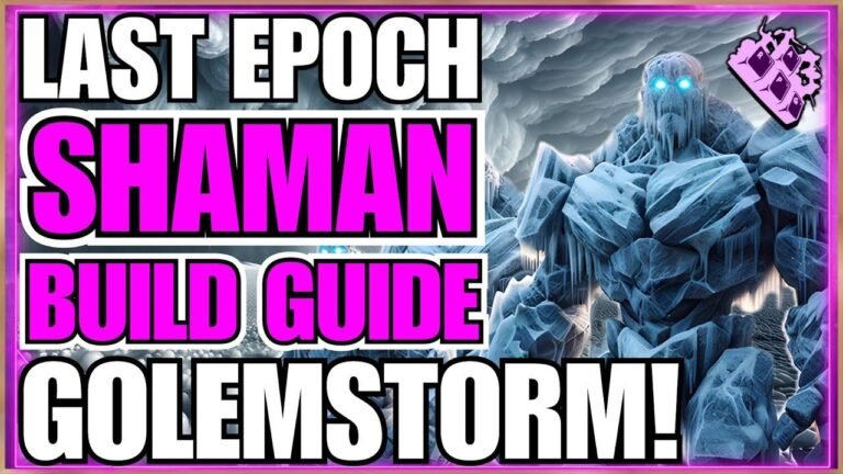 Check out this guide for the Last Epoch Shaman Golemancer build! Get ready to command 50 minions and harness the power of Coldstone Elemental!