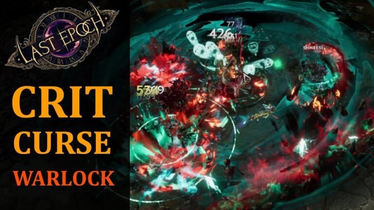 Guide pour la construction d'un Warlock (Necrotic) Critical Curse dans Last Epoch