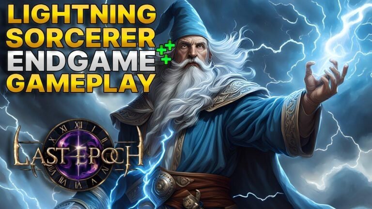 Experience the Power of Lightning in Last Epoch 1.0 as a Sorcerer in Endgame Gameplay