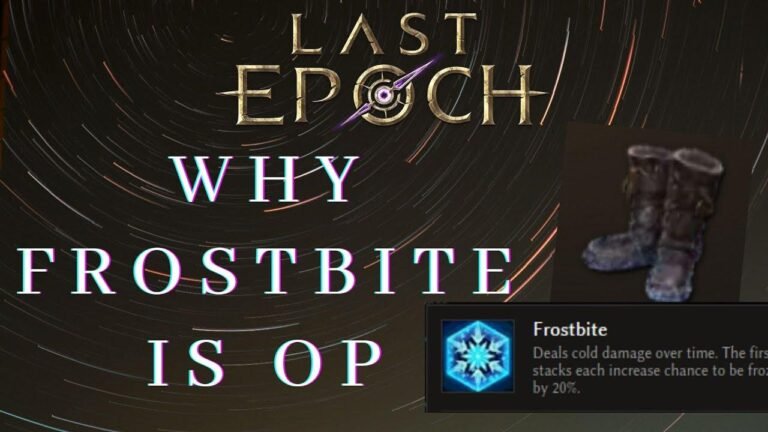 Why is Frostbite the most effective condition in Last Epoch?