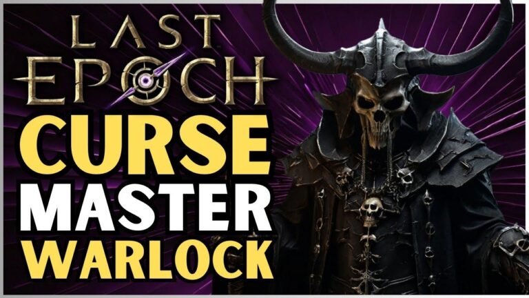 Last Epoch Curse Master Warlock Build Guide for LE Builds version 1.0. A user-friendly and informative resource for players.