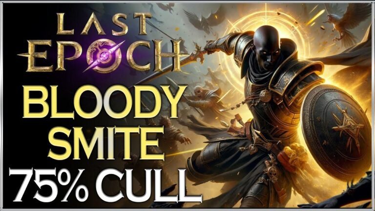 Ultimate Smite Paladin Build Guide for Last Epoch! (75% Health Reduction)