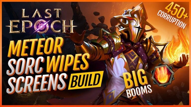 METEOR / Feuerball CoC Zauberer setzt den Bildschirm in Flammen | 450+ Korruption | 1.0 Last Epoch Build Guide