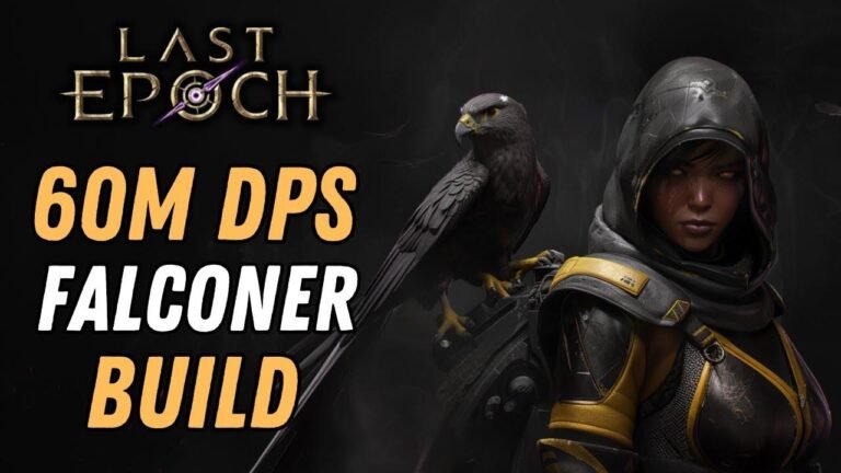 Insane Shadow Falconer Build with 60M+ DPS! Wrecks Last Epoch Endgame! Perfect for taking down tough enemies.