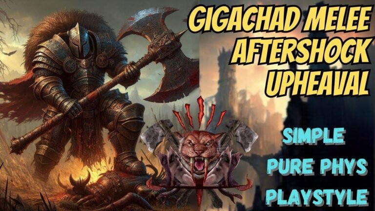 Beastmaster’s Upheaval / Aftershock Greataxe Build Guide for Pure Physical Domination in Last Epoch 1.0.
