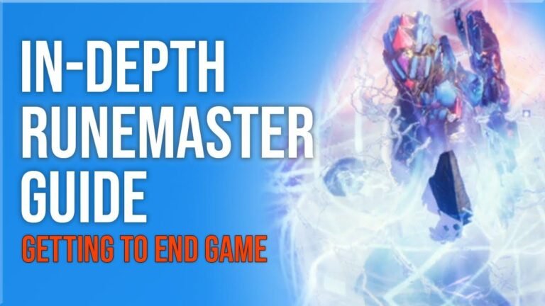 Guide for End Game Runemaster in Last Epoch version 1.0 Cycle