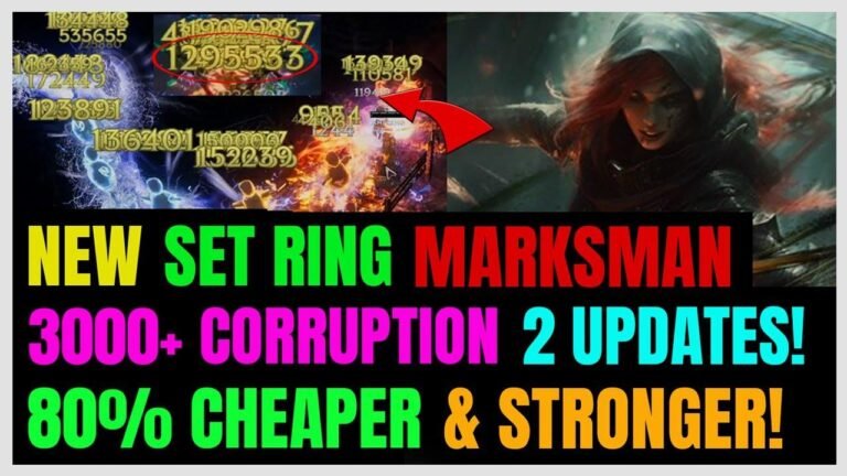 Updated Lightning Marksman Set Focused on Boss Slayer in Last Epoch 1.05! 3000+ Corruption Build Tweaked for Maximum Impact!